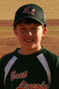 Name: Zachary &quot;Zach&quot; McGinnis. Team: ELO 11U Hits: Left Throws: Right - zach1